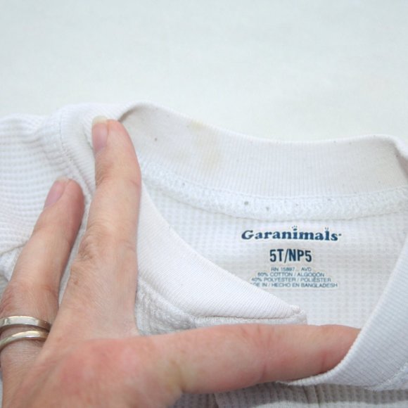 ❄️5T BOY WAFFLE KNIT THERMAL LONG SLEEVE SHIRT LOT of 2 SHIRTS WARM EUC LAYERING - Picture 8 of 16